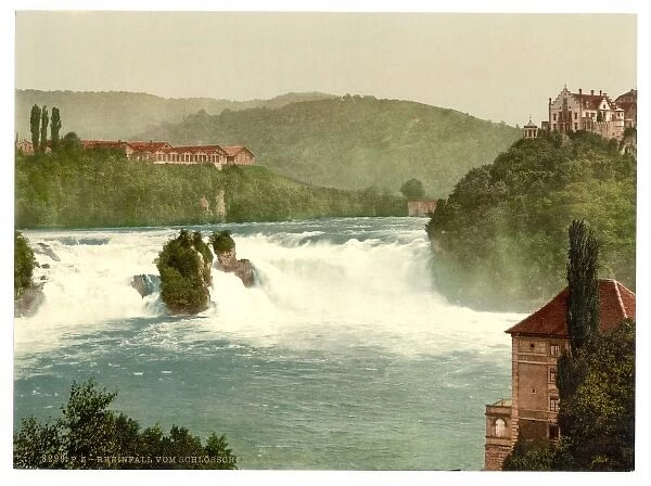 The Falls of the Rhine, from Castle Worth, Schaffhausen, Swi