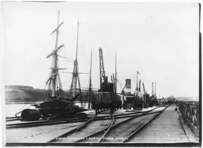 Framed Print : FALMOUTH - 1906 Framed Print : FALMOUTH - 1906