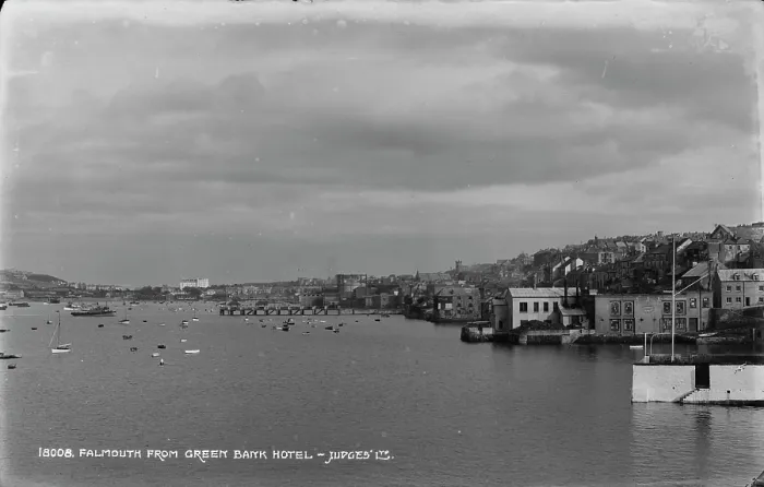 Framed Print : Falmouth from Green Bank Hotel Framed Print : Falmouth from Green Bank Hotel