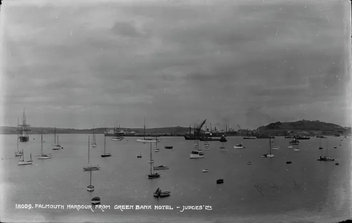 Framed Print : Falmouth Harbour from Green Bank Hotel Framed Print : Falmouth Harbour from Green Bank Hotel