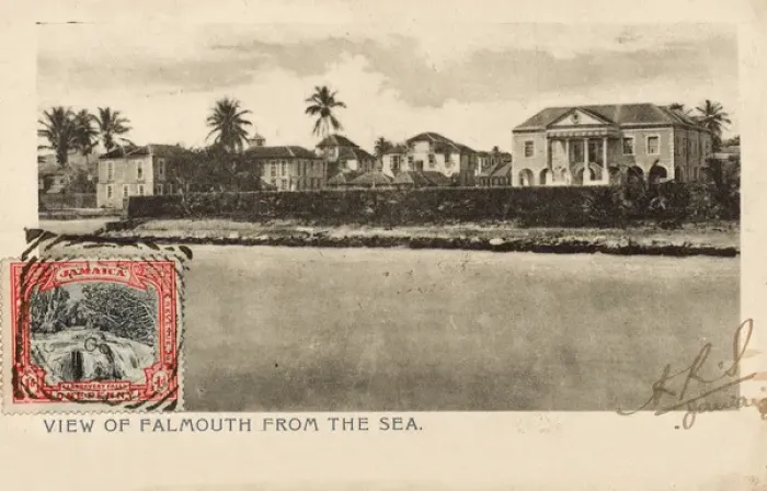 Framed Print : Falmouth, Jamaica - View from the Sea Framed Print : Falmouth, Jamaica - View from the Sea