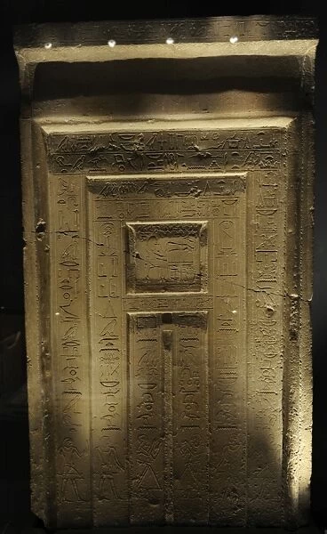 False-door of the Official Gemni-em-hat. Tomb. Sakkara. 11th