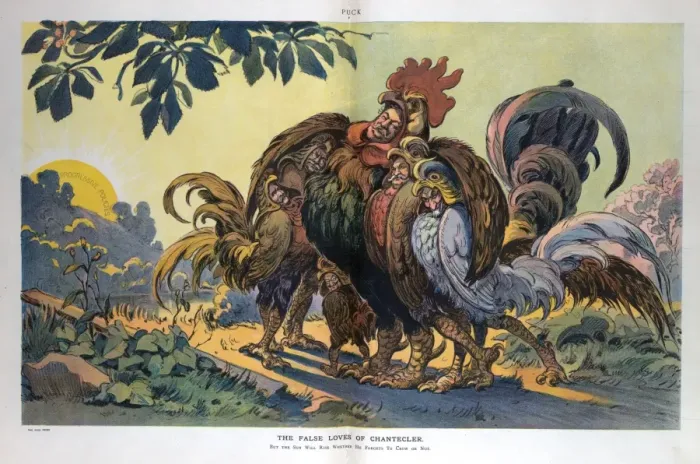 Framed Print : The false loves of chantecler Framed Print : The false loves of chantecler