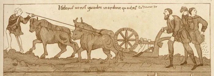 Framed Print : Famers ploughing with oxen Framed Print : Famers ploughing with oxen