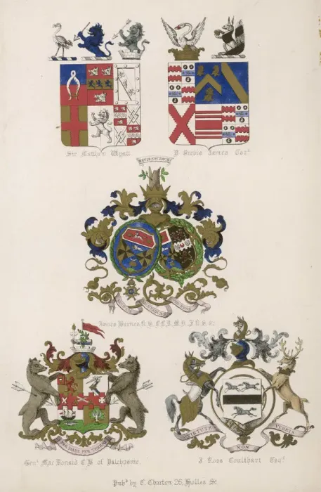 Framed Print : Family Coats of Arms 16 Framed Print : Family Coats of Arms 16