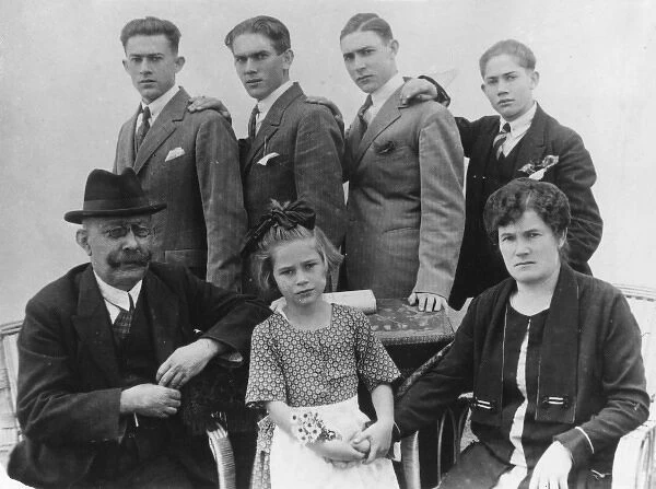 Family group from Kostel (Podivin), Moravia