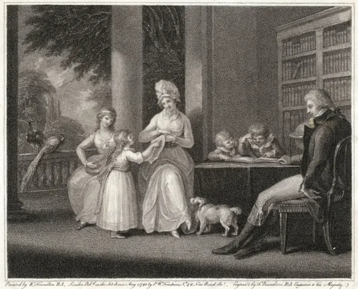 Framed Print : Family / Hamilton / 1793 Framed Print : Family / Hamilton / 1793