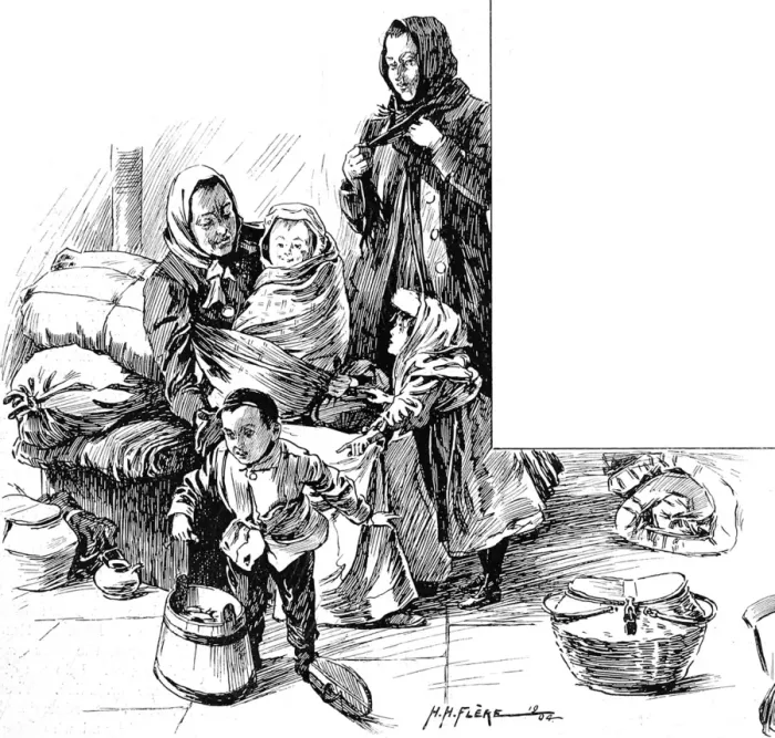 Framed Print : A Family of Jewish Immigrants, London, 1904 Framed Print : A Family of Jewish Immigrants, London, 1904
