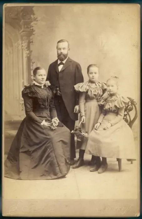 Framed Print : Family Photo 1897 Framed Print : Family Photo 1897