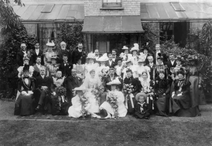 Framed Print : Family Photo / C1900 Framed Print : Family Photo / C1900