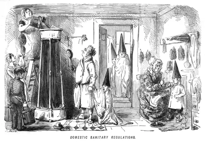 Framed Print : Family Shower / Leech Framed Print : Family Shower / Leech