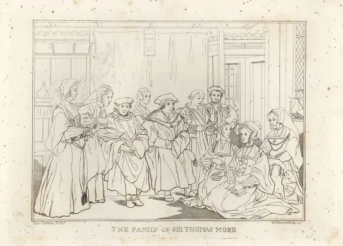 Framed Print : The Family of Sir Thomas More, Lord Chancellor, 1478-1535 Framed Print : The Family of Sir Thomas More, Lord Chancellor, 1478-1535