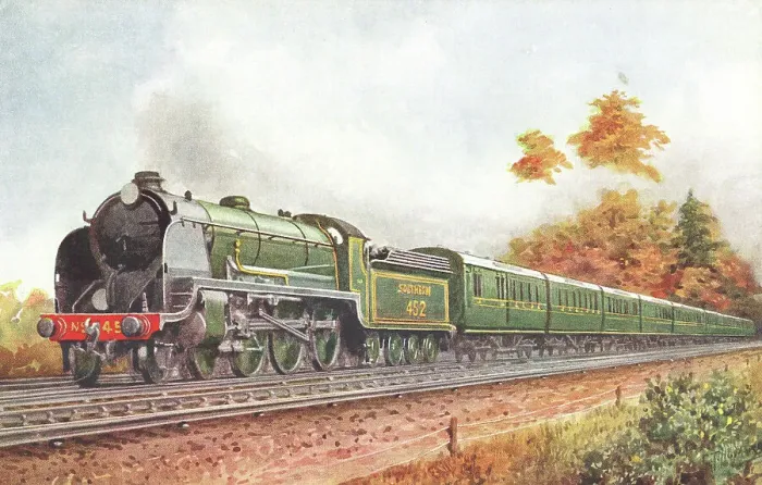 Framed Print : Famous Railway Trains Framed Print : Famous Railway Trains