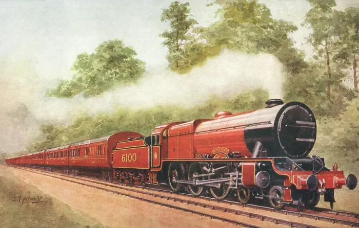 Framed Print : Famous Railway Trains Framed Print : Famous Railway Trains