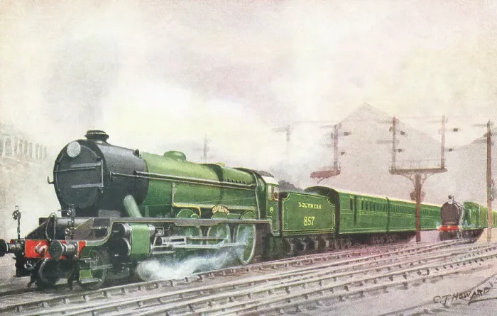 Framed Print : Famous Railway Trains Framed Print : Famous Railway Trains