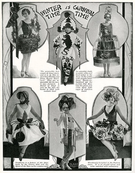 Fancy dress for winter Carnival 1929