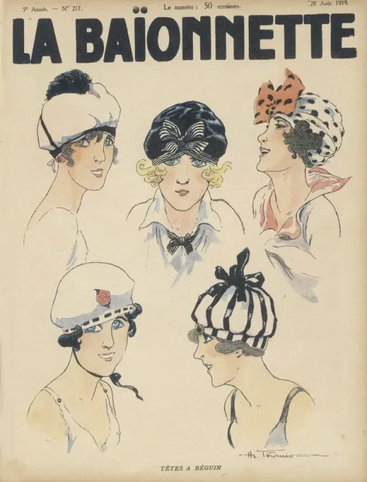 Framed Print : Fancy Hats for 1919 Framed Print : Fancy Hats for 1919