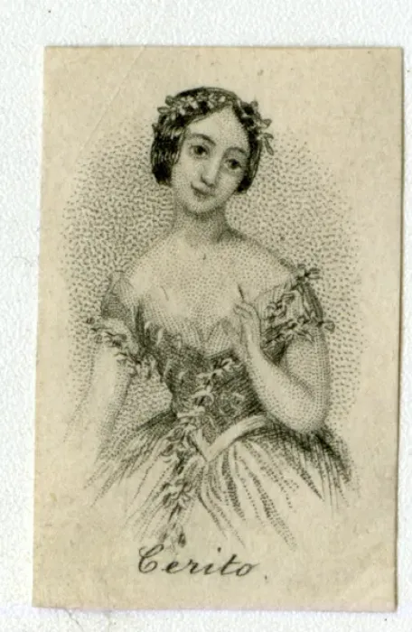 Framed Print : Fanny Cerrito, Italian ballerina and choreographer Framed Print : Fanny Cerrito, Italian ballerina and choreographer