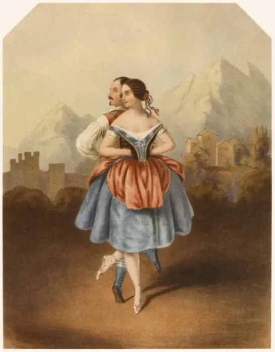 Framed Print : Fanny Cerrito / St Leon Framed Print : Fanny Cerrito / St Leon