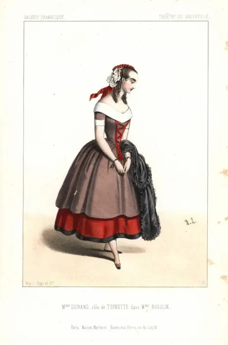 Framed Print : Fanny Durand in the role of Toinette in Madame Framed Print : Fanny Durand in the role of Toinette in Madame
