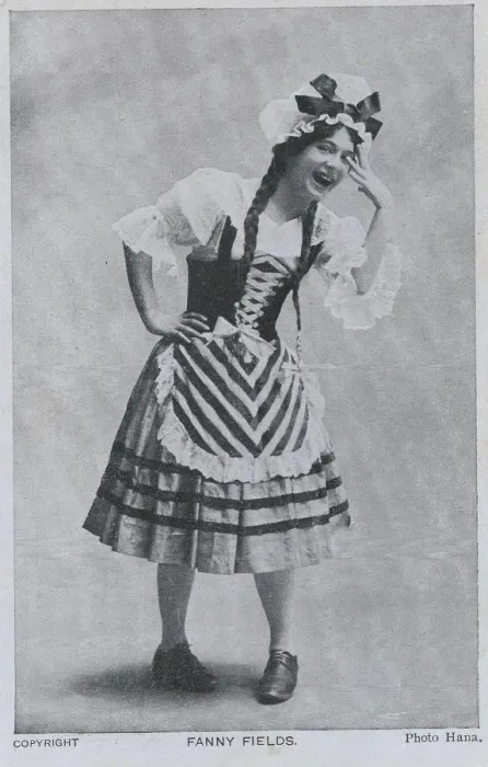 Framed Print : Fanny Fields music hall comedienne 1881-1961 Framed Print : Fanny Fields music hall comedienne 1881-1961