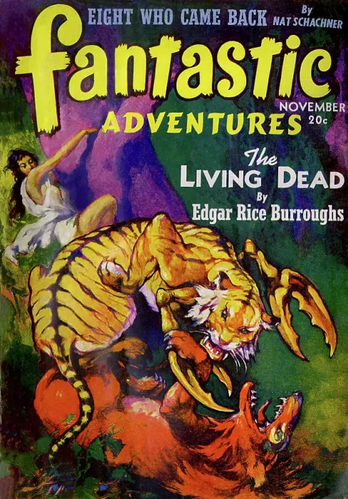 Framed Print : Fantastic Adventures - The living Dead Framed Print : Fantastic Adventures - The living Dead