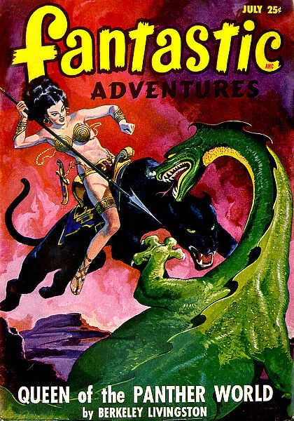 Fantastic Adventures - Queen of the Panther World
