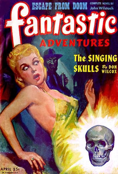 Fantastic Adventures - The Singing Skulls