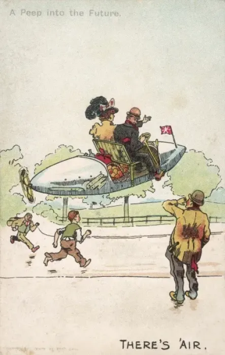 Framed Print : Fantasy Aircraft 1907 Framed Print : Fantasy Aircraft 1907