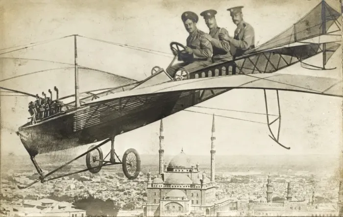 Framed Print : Fantasy card - flying over Constantinople Framed Print : Fantasy card - flying over Constantinople