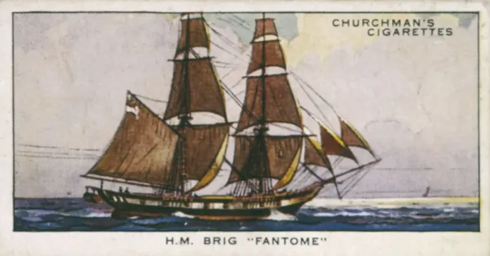 Framed Print : Fantome Brigantine Framed Print : Fantome Brigantine