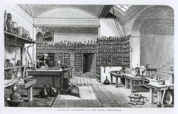 Framed Print : Faraday Lab Framed Print : Faraday Lab