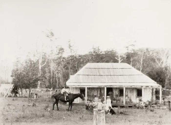Framed Print : Farm family children and horse, Coolangatta. Australia Framed Print : Farm family children and horse, Coolangatta. Australia