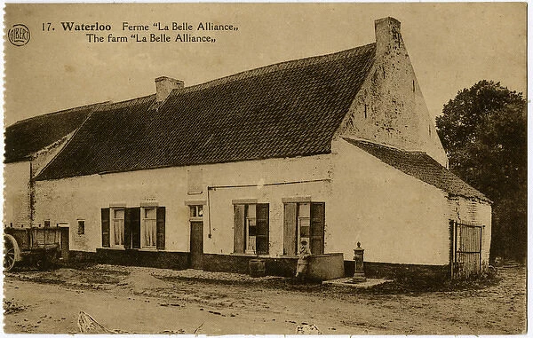 La Belle Alliance Inn & La Caillou Farmhouse buildings 10mm Napoleonic Waterloo 
