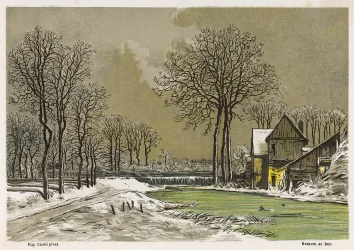 Framed Print : Farm in the Snow Framed Print : Farm in the Snow