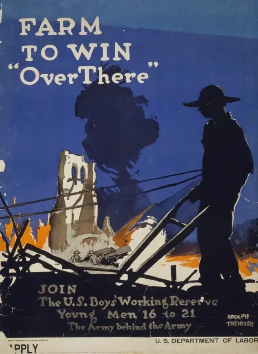 Framed Print : Farm to win over there - Join the US Boys Woking Reserve Yo Framed Print : Farm to win over there - Join the US Boys Woking Reserve Yo