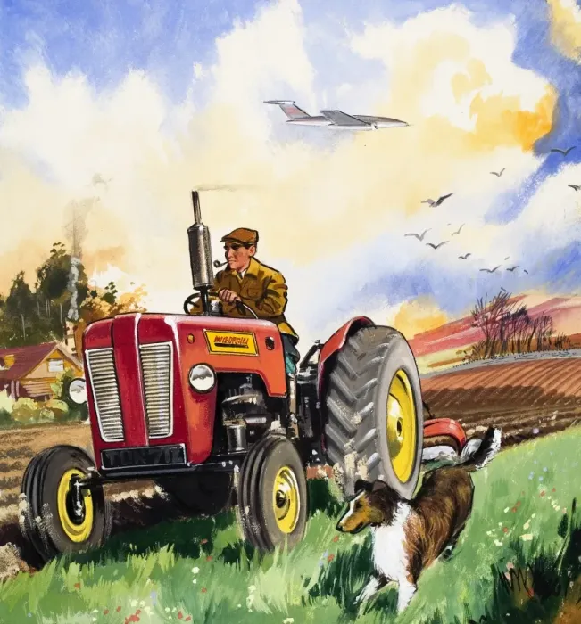 Framed Print : The Farmer