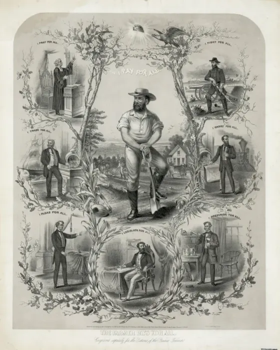 Framed Print : The farmer pays for all Framed Print : The farmer pays for all