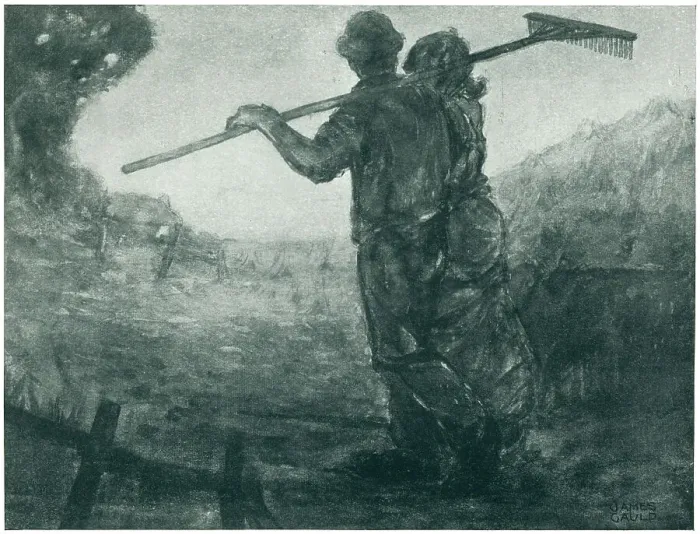 Framed Print : Farmer and Wife Framed Print : Farmer and Wife