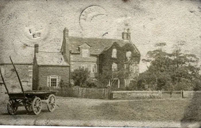 Framed Print : Farmhouse & Cart, Though to be Lostock Hall, Lancashire Framed Print : Farmhouse & Cart, Though to be Lostock Hall, Lancashire