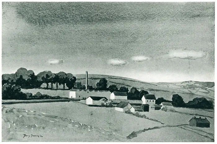 Framed Print : Farmhouses Framed Print : Farmhouses