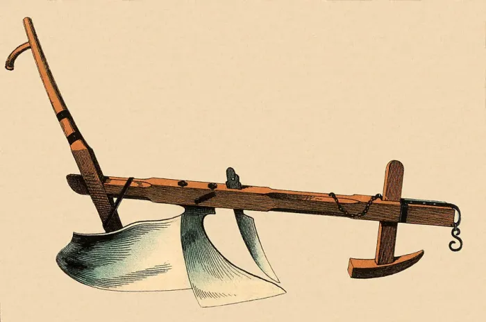 Framed Print : Farming Equipment Date: 1880 Framed Print : Farming Equipment Date: 1880