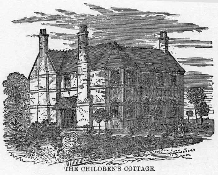 Framed Print : Farningham Home for Little Boys Cottage Framed Print : Farningham Home for Little Boys Cottage