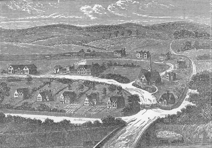 Framed Print : Farningham Home for Little Boys General View Framed Print : Farningham Home for Little Boys General View