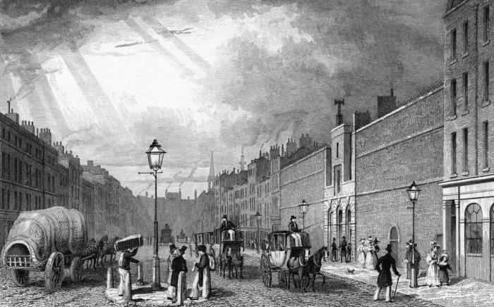 Framed Print : Farringdon Street Framed Print : Farringdon Street