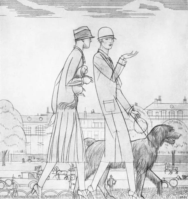 Framed Print : Fashion, dog Framed Print : Fashion, dog
