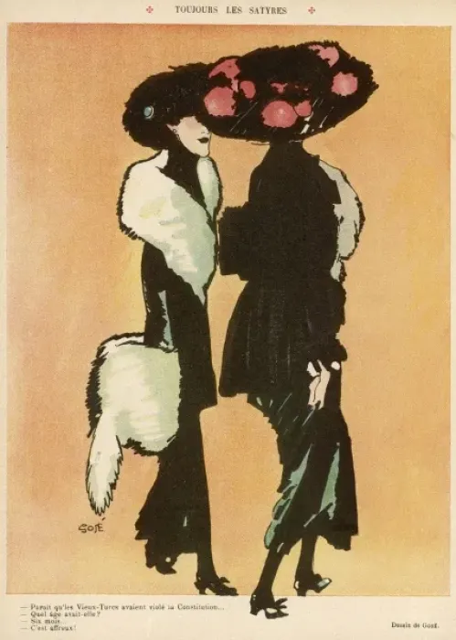 Framed Print : FASHION / GOSE / 1909 Framed Print : FASHION / GOSE / 1909