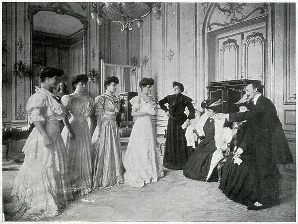Fashion House latest Paris dresses 1905