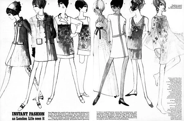 Fashion Illustration, 1966