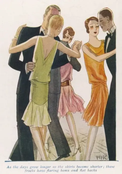 Framed Print : Fashion illustration from The Sphere 1927 Framed Print : Fashion illustration from The Sphere 1927